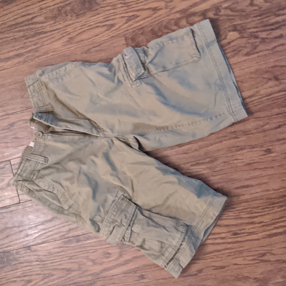 Tan cargo shorts